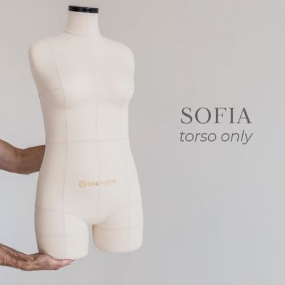 Soft tailor’s dress form Monica, Luxe set